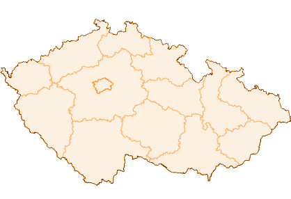 mapa ČR