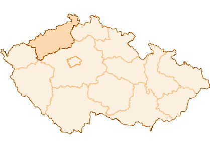 mapa ČR