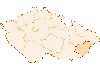 mapa ČR