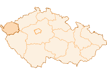 mapa ČR