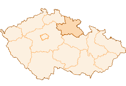 mapa ČR