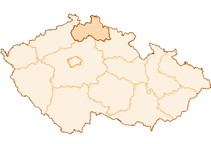 mapa ČR