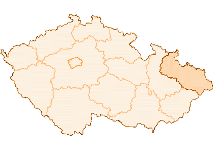 mapa ČR