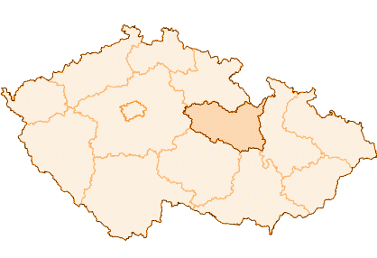 mapa ČR