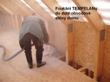 Tempelan - fokání izolace do důtých stěn