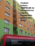 TEMPELAN - foukaná izolace do střechy panelového domu