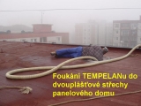 TEMPELAN - foukaná izolace do střechy panelového domu