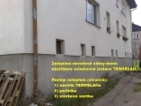 Zateplování obvodových zdí domů celulózovou izolací