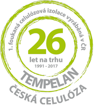 TEMPELAN - ČESKÁ CELULÓZA Foukaná ekologická celulózová tepelná a akustická izolace