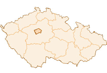 mapa ČR